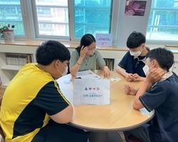 ​​선린중학교 타로카드 힐링상담 진행