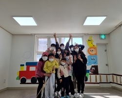 [도원동교회 봉사단] 벽화그리기