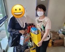 물품지원 (희망을 나누는 사람들)