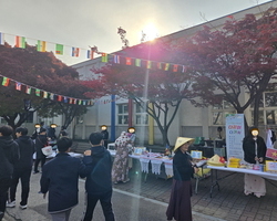 오산중학교 다섯한마당축제 다문화체험부스 참여
